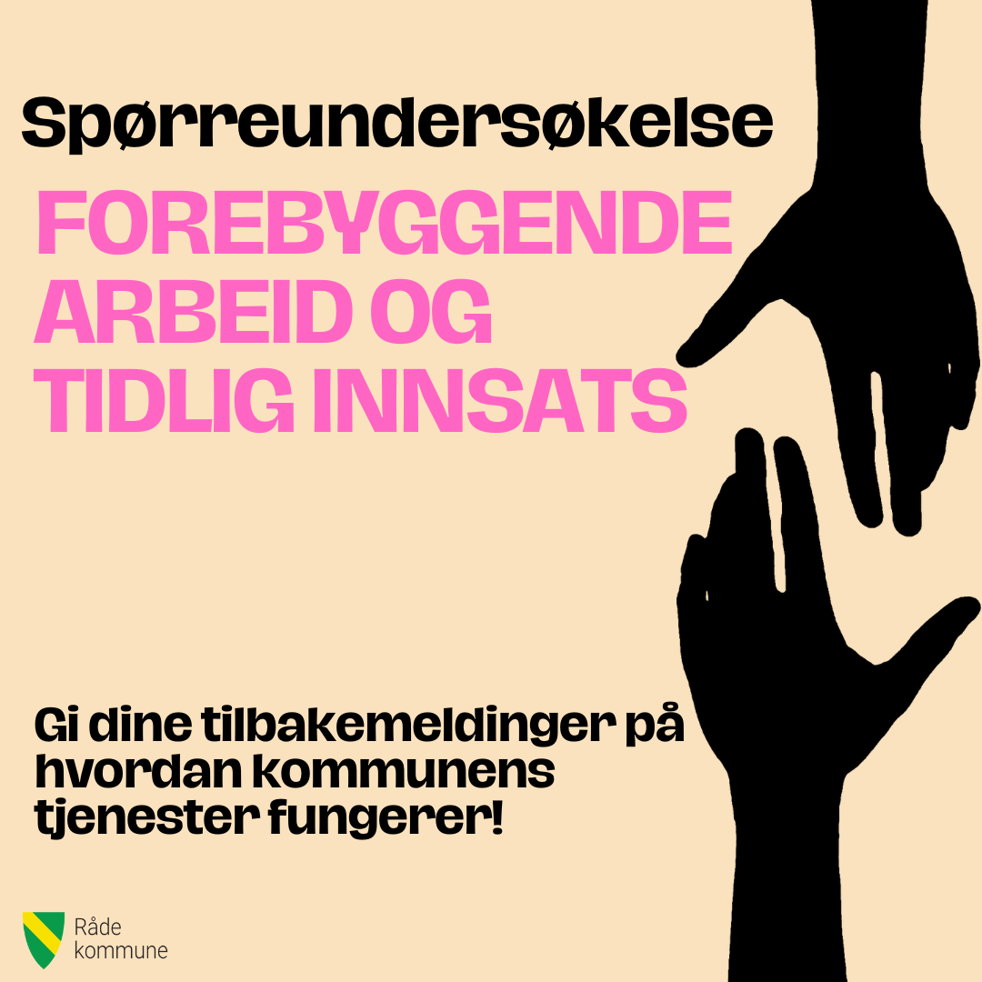 Illustrasjonsplakat for å få folk til å svare på undersøkelsen - Klikk for stort bilde
